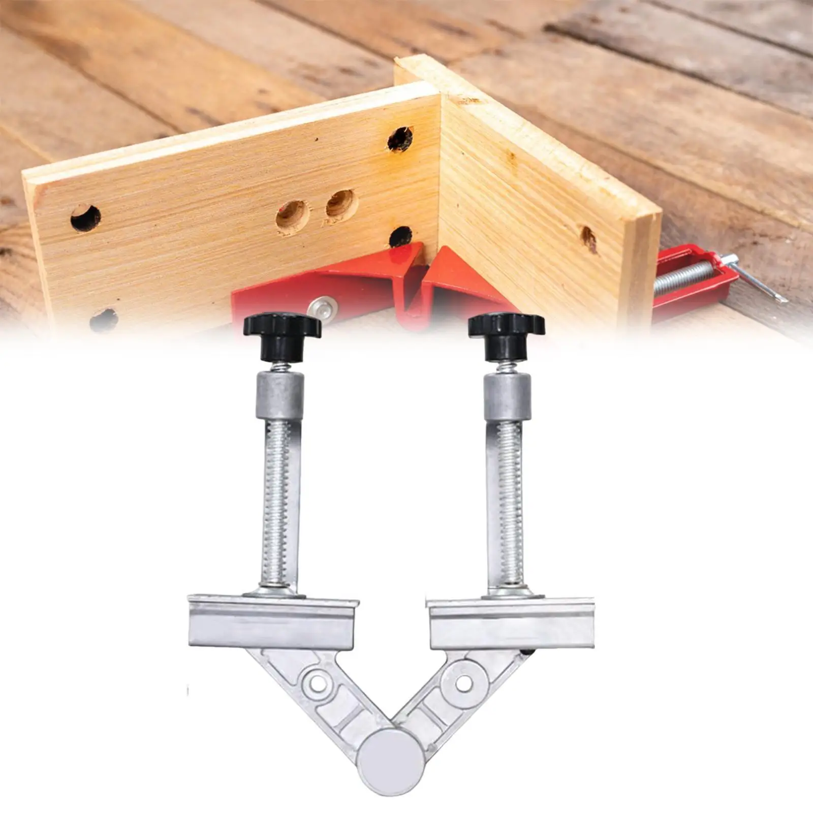 Right Angle Corner Clamp Wood Clamp Adjustable Tube Clamp Portable for Cabinet Making Shelves DIY Projects Photo Framing Fixing
Right Angle Corner Clamp Wood Clamp Adjustable Tube Clamp Portable for Cabinet Making Shelves DIY Projects Photo Framing Fixing