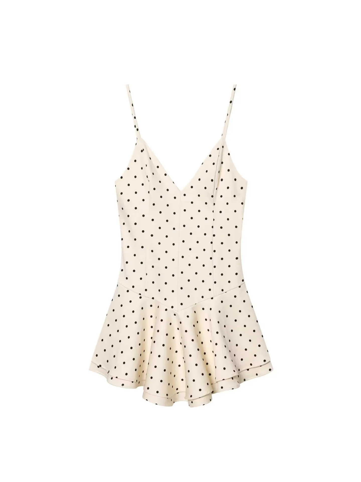 Withered V-neck Polka Dot Short Jumpsuit Style Camisole Dress Woman Clothes Dress Elegant Party Dresses Vestidos Women's Dress
Withered V-neck Polka Dot Short Jumpsuit Style Camisole Dress Woman Clothes Dress Elegant Party Dresses Vestidos Women's Dress