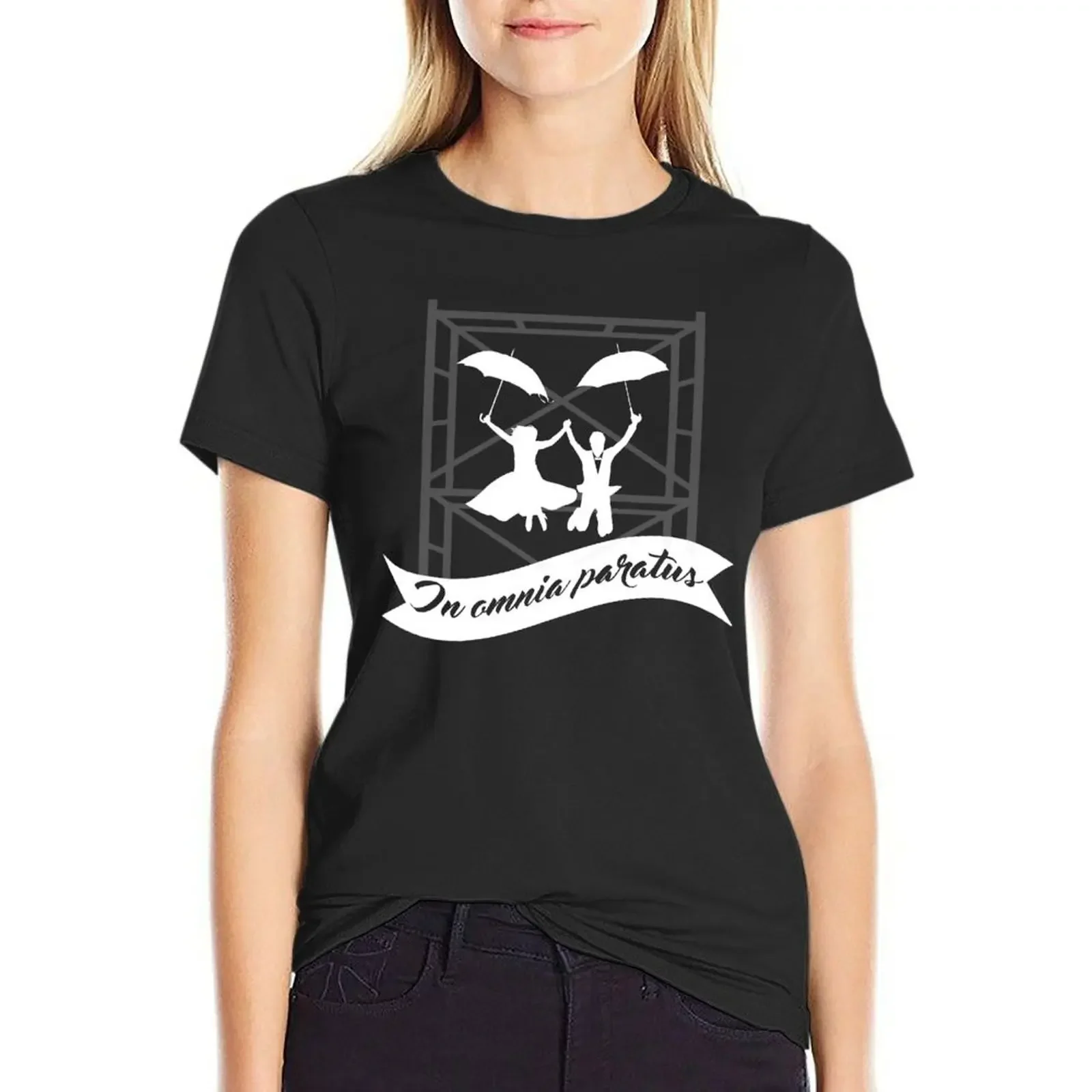 In Omnia Paratus (Ready for Anything) T-Shirt funnys summer top korean fashion spring clothes Women 2025
In Omnia Paratus (Ready for Anything) T-Shirt funnys summer top korean fashion spring clothes Women 2025