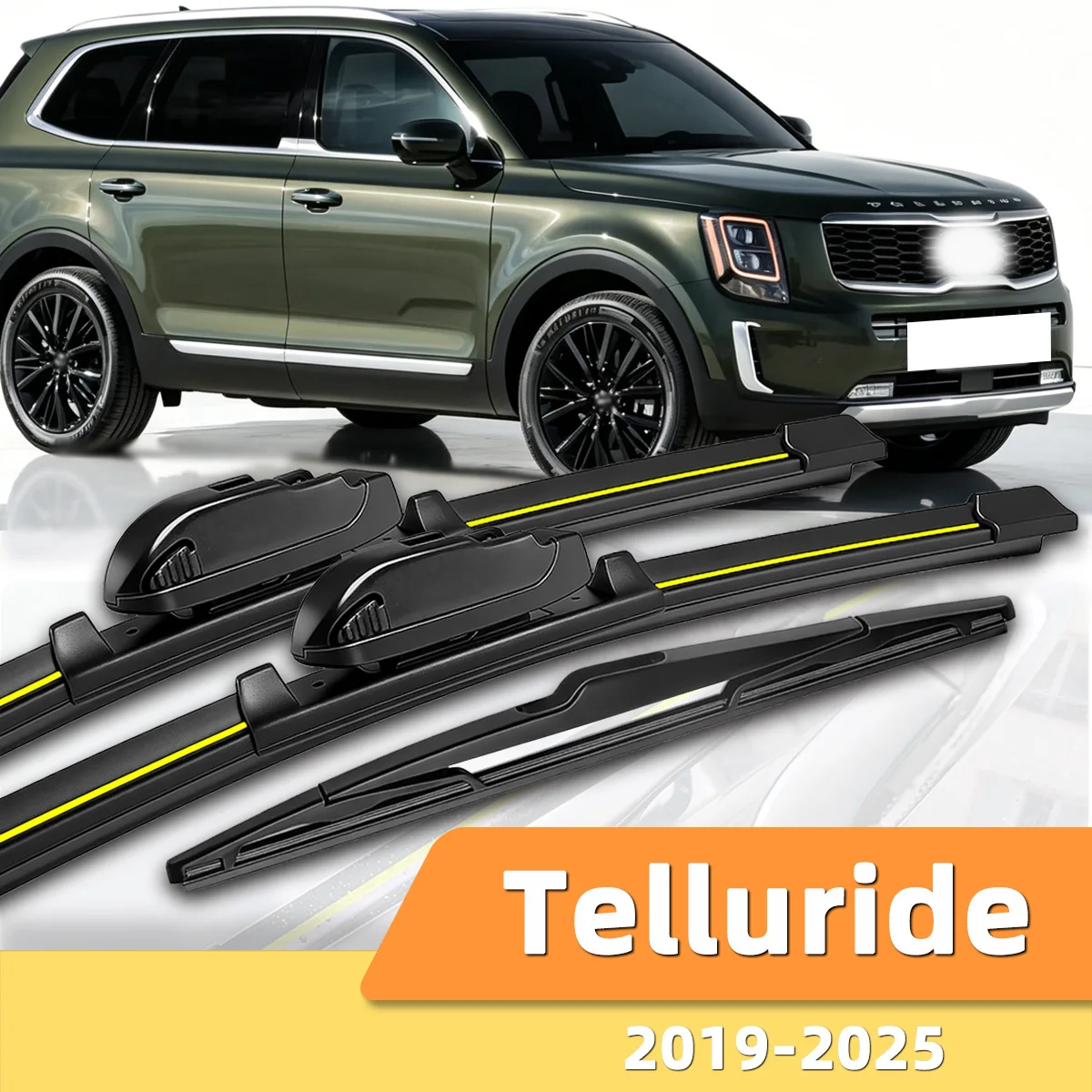 Suitable For KIA Telluride 2019-2025 Front And Rear Windshield Wipers Durable Accessories For Car Windshields 2020 2021 2022
Suitable For KIA Telluride 2019-2025 Front And Rear Windshield Wipers Durable Accessories For Car Windshields 2020 2021 2022