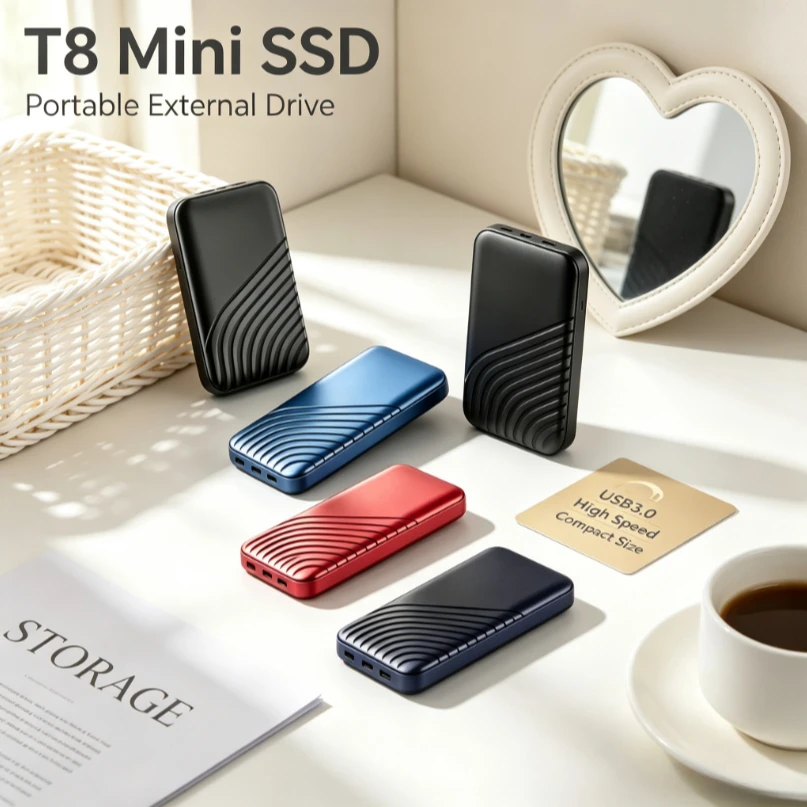Original T8 Portable External High Speed SSD Fast Transfer Storage Drive For Laptop Desktop PC Mac OS File Backup Daily Storage
Original T8 Portable External High Speed SSD Fast Transfer Storage Drive For Laptop Desktop PC Mac OS File Backup Daily Storage
