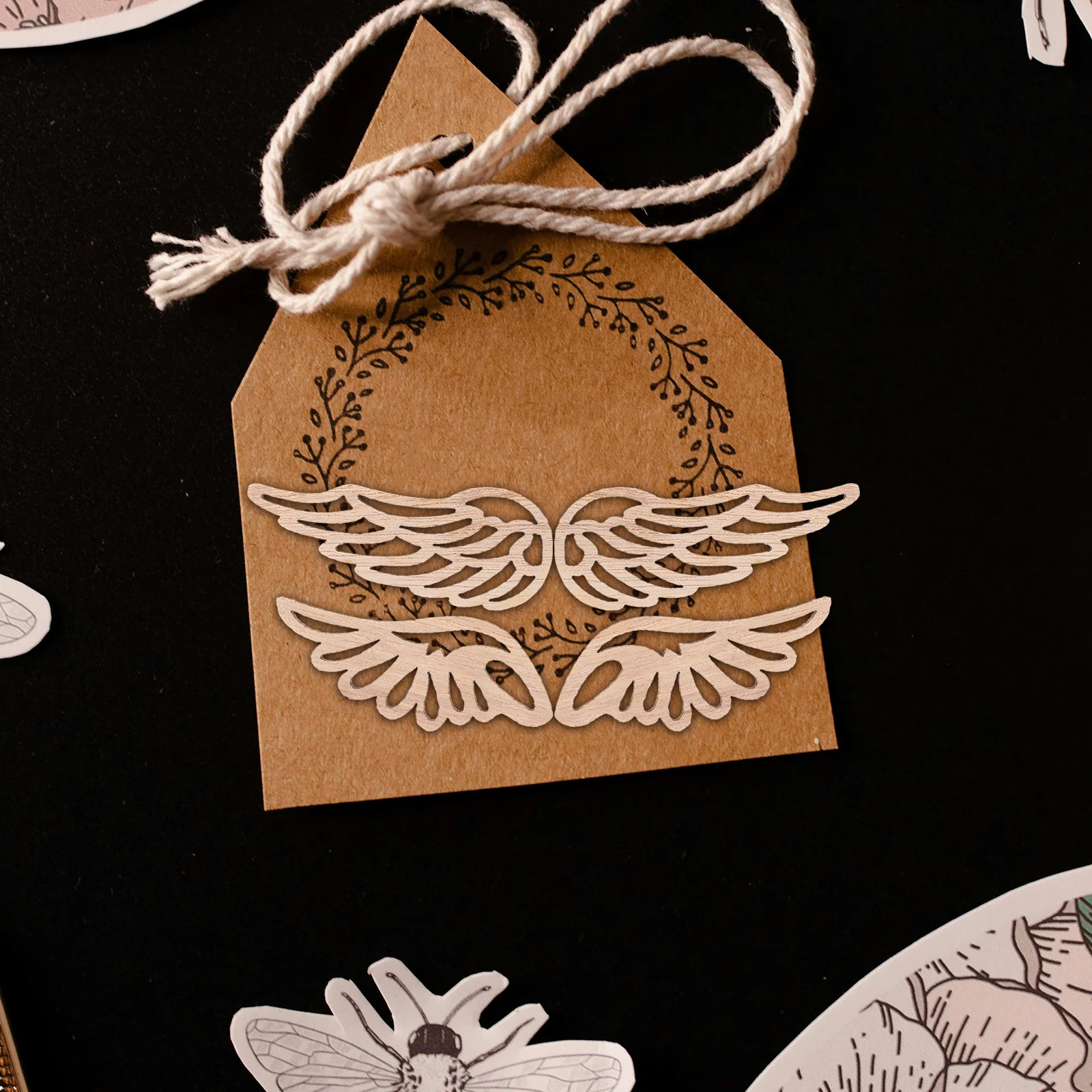 60Pcs Angel Wings Wood Cutouts Unfinished Rustic Wood Craft Supplies for Christmas Tree Ornament Blanks Wedding Favor Tags DIY
60Pcs Angel Wings Wood Cutouts Unfinished Rustic Wood Craft Supplies for Christmas Tree Ornament Blanks Wedding Favor Tags DIY