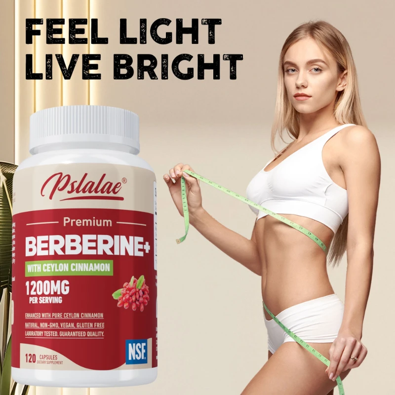 Berberine with Ceylon Cinnamon - Promotes Metabolism & Blood Sugar Stability, and Supports Immune and Circulatory System Health
Berberine with Ceylon Cinnamon - Promotes Metabolism & Blood Sugar Stability, and Supports Immune and Circulatory System Health