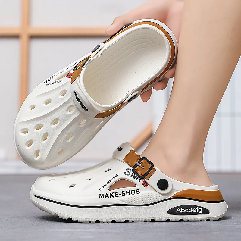Men Clogs Slippers Fashion EVA Insole Men Slippers with Arch Support Waterproof Garden Shoes For Men Beach Shoes
Men Clogs Slippers Fashion EVA Insole Men Slippers with Arch Support Waterproof Garden Shoes For Men Beach Shoes