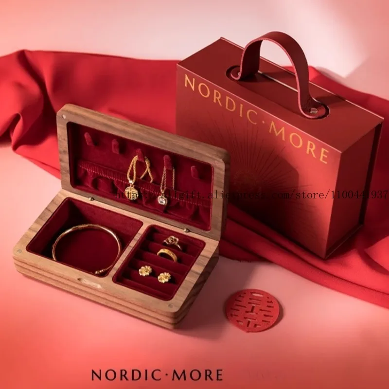 Premium Exquisite Wooden Jewelry Storage Box Earrings Small Wedding Gifts Home Desk Organizer
Premium Exquisite Wooden Jewelry Storage Box Earrings Small Wedding Gifts Home Desk Organizer