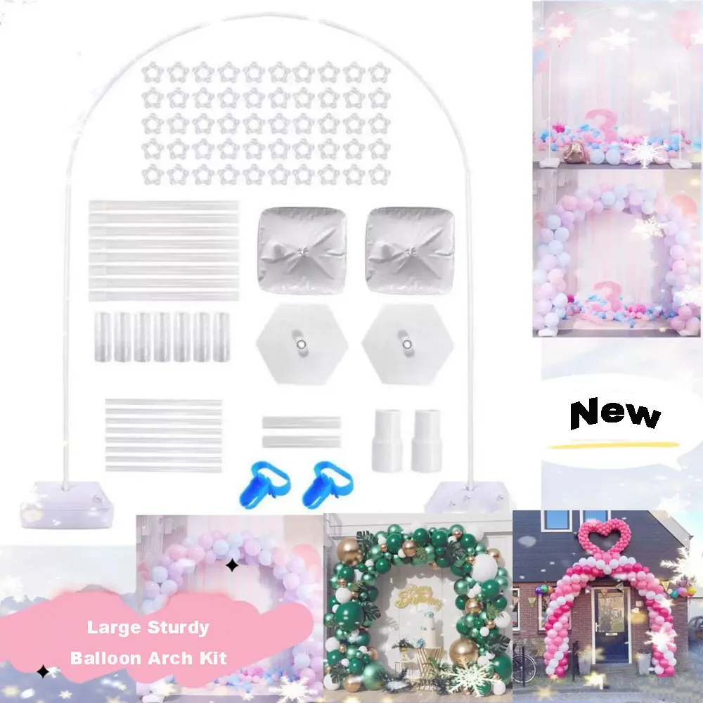 2.4mx1.8m Balloon Arch, Innovation Large Sturdy Balloon Arch Kit,Tall Adjustable Balloon Arch Stand with Water Fillable Bases
2.4mx1.8m Balloon Arch, Innovation Large Sturdy Balloon Arch Kit,Tall Adjustable Balloon Arch Stand with Water Fillable Bases