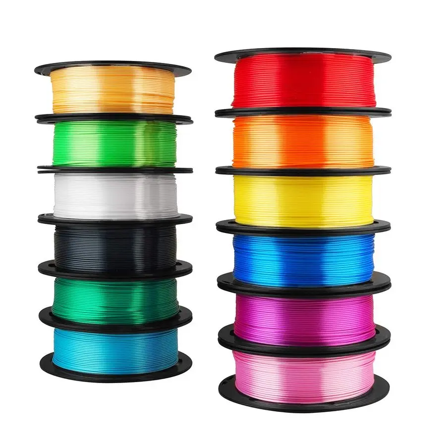 12 in 1 Bright Shine 3D Printer Silk PLA Filament Bundle, Most Popular Colors Pack, 1.75mm 500g per Spool, 12 Spools Pack, Total
12 in 1 Bright Shine 3D Printer Silk PLA Filament Bundle, Most Popular Colors Pack, 1.75mm 500g per Spool, 12 Spools Pack, Total