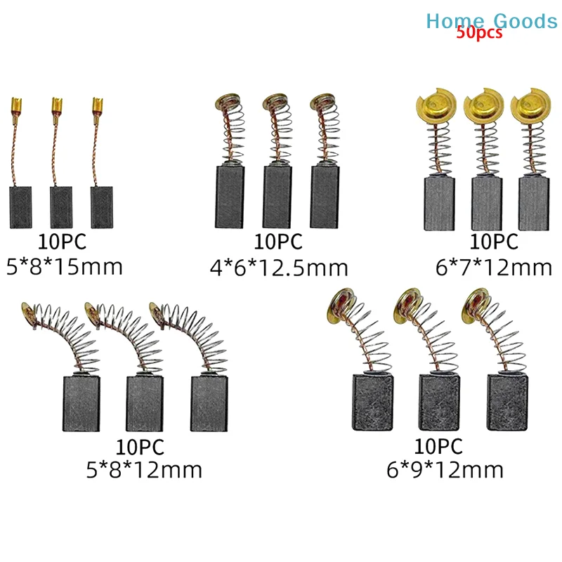 preferred50pcs Carbon Brush Replacement Kit Fit For Drills Sanders Grinders & Motors Durable Motor Partsproduct
preferred50pcs Carbon Brush Replacement Kit Fit For Drills Sanders Grinders & Motors Durable Motor Partsproduct