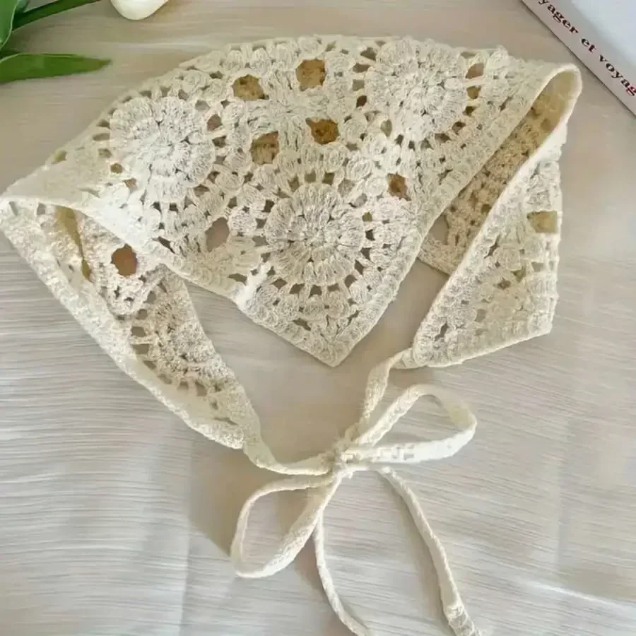 Spring Handmade Knitted Triangle Scarf Headband, Bohemian Vintage Hair Hoop for Beach, Party & Festival Gifts
Spring Handmade Knitted Triangle Scarf Headband, Bohemian Vintage Hair Hoop for Beach, Party & Festival Gifts
