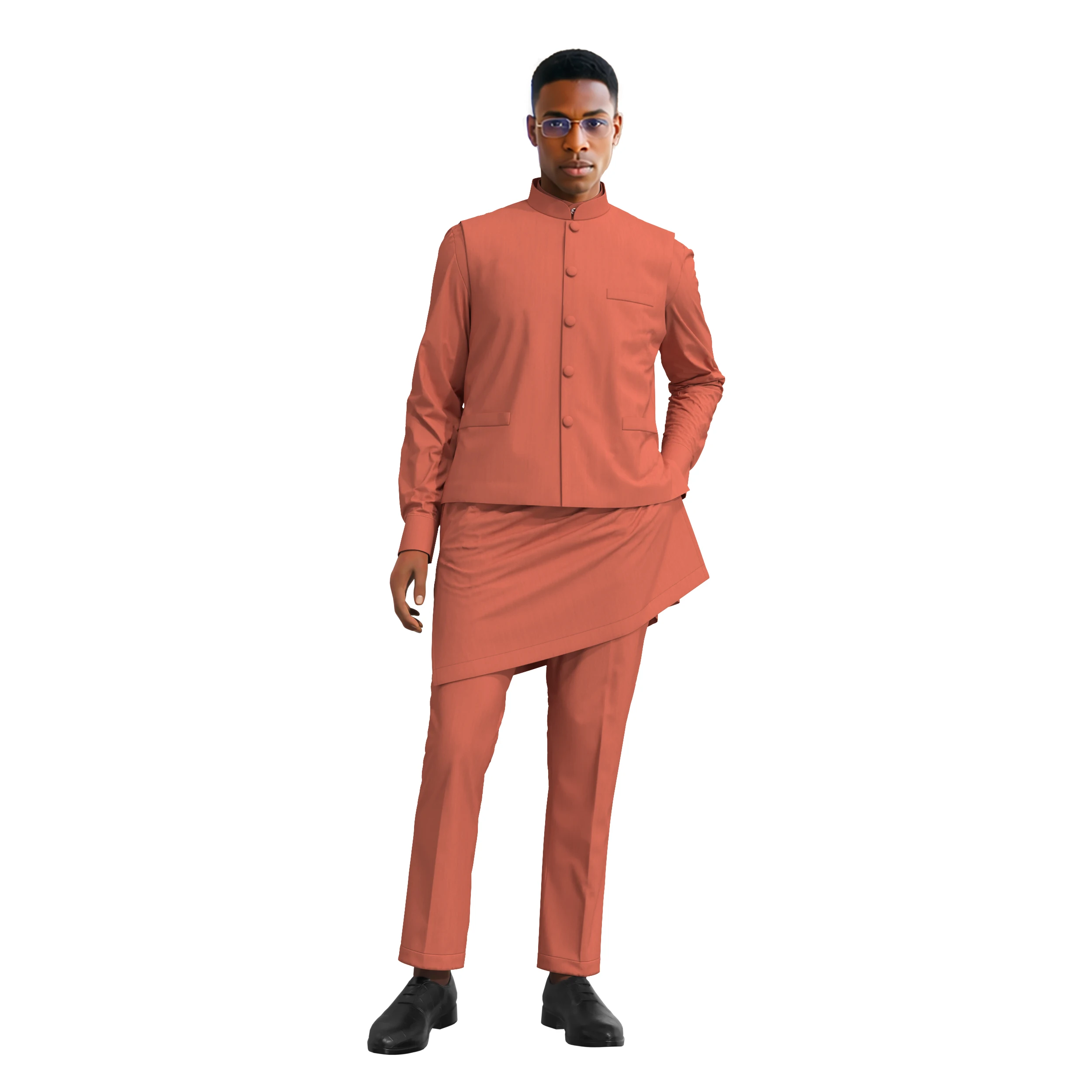 African Men 3 Pieces Formal Suit Stand Collar Vest Irregular Kurta Pants Luxury Wedding Ethnic Outfit Dashiki Clothes Wyn1366
African Men 3 Pieces Formal Suit Stand Collar Vest Irregular Kurta Pants Luxury Wedding Ethnic Outfit Dashiki Clothes Wyn1366