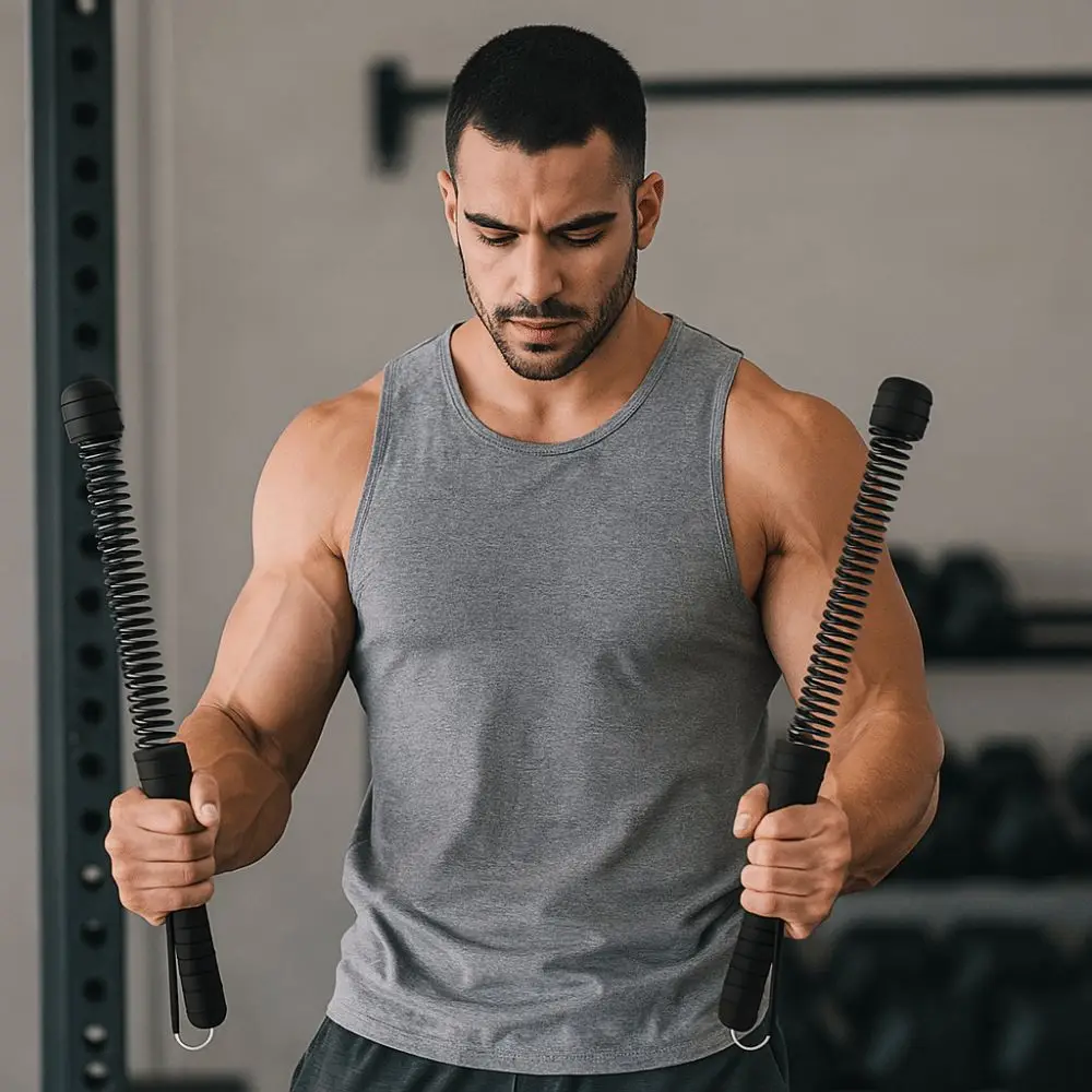 Сменный пружинный трос для тренировок, беспроводной трос из нержавеющей стали, прочный, нескользящий, для развития силы рук
Сменный пружинный трос для тренировок, беспроводной трос из нержавеющей стали, прочный, нескользящий, для развития силы рук