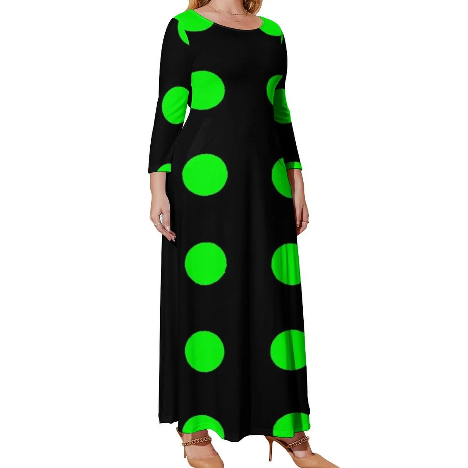 Pattern Chessboard Black And Green Long Sleeved Dress women's fashion dresses summer women's dress 2024
Pattern Chessboard Black And Green Long Sleeved Dress women's fashion dresses summer women's dress 2024