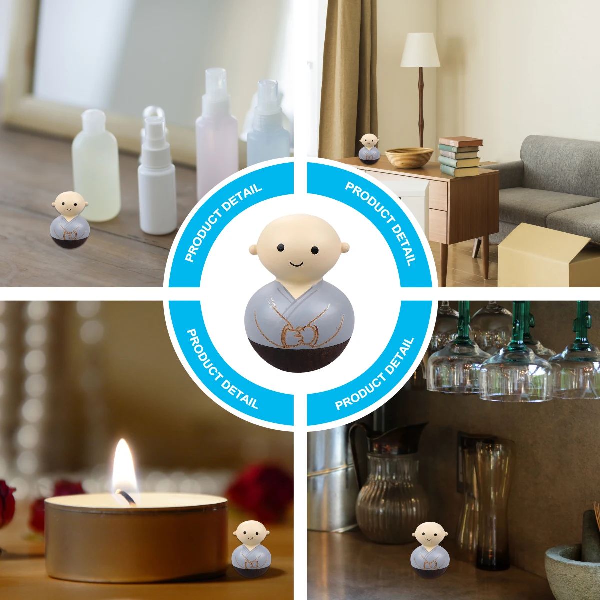 Wooden Crafts Decoration Eco Monk Shape Home Room Adornment Tumbler Wooden Tumbler Toy Handcraft nament Desk
Wooden Crafts Decoration Eco Monk Shape Home Room Adornment Tumbler Wooden Tumbler Toy Handcraft nament Desk