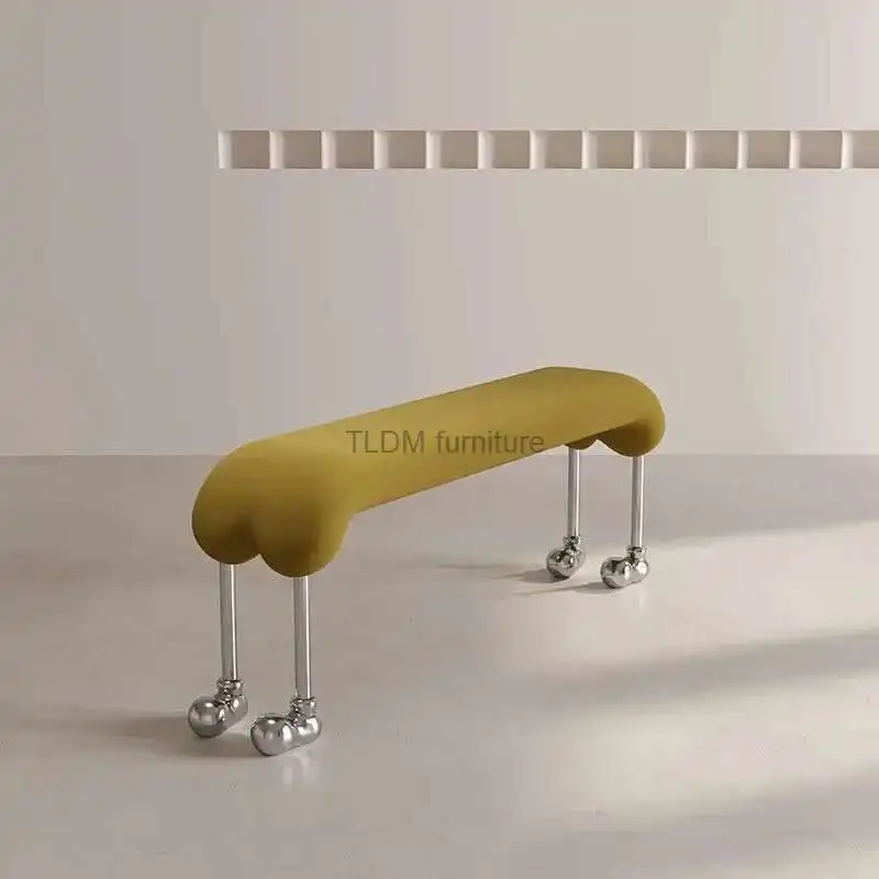 Nordic Fabric Bench Creative Shoe Changing Stool Light Luxury Clothing Store Short Stool Home Living Room Hallway Porch Ottomans
Nordic Fabric Bench Creative Shoe Changing Stool Light Luxury Clothing Store Short Stool Home Living Room Hallway Porch Ottomans