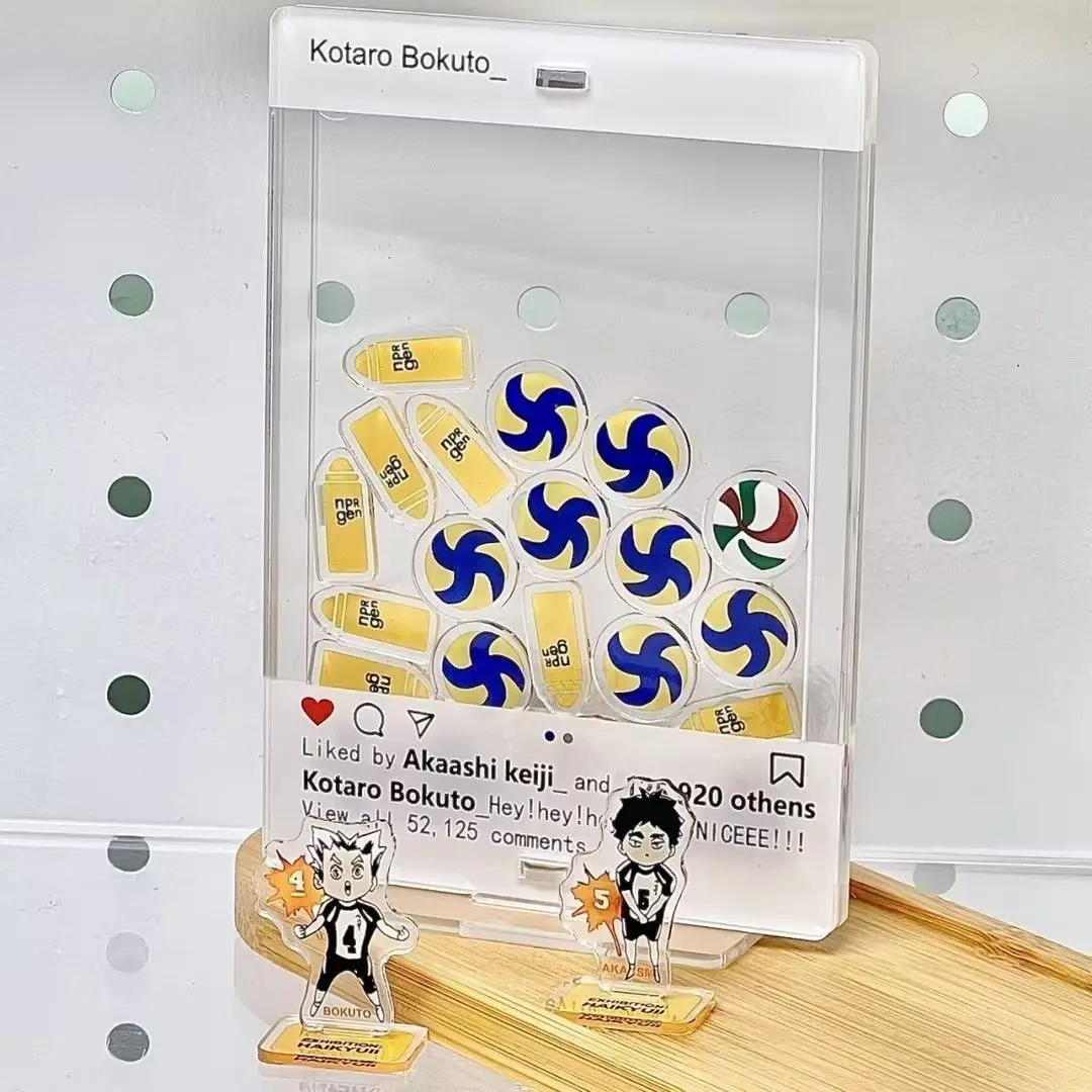Anime Haikyuu!! Shoyo Hinata Tobio Kageyama Cosplay YoYo Acrylic Standing Sign High Appearance Level Desktop Ornament Ambitus
Anime Haikyuu!! Shoyo Hinata Tobio Kageyama Cosplay YoYo Acrylic Standing Sign High Appearance Level Desktop Ornament Ambitus