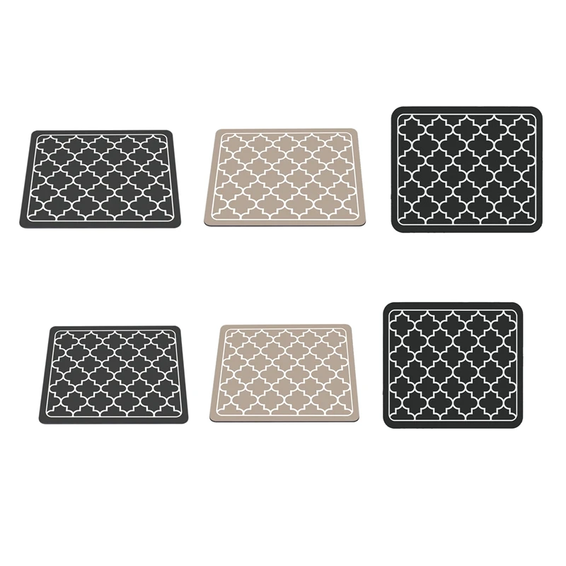 Absorbent Coffee Mat Dish Drying Mat For Kitchen Counter Coffee Bar Essential Dark Gray 50X30cm
Absorbent Coffee Mat Dish Drying Mat For Kitchen Counter Coffee Bar Essential Dark Gray 50X30cm