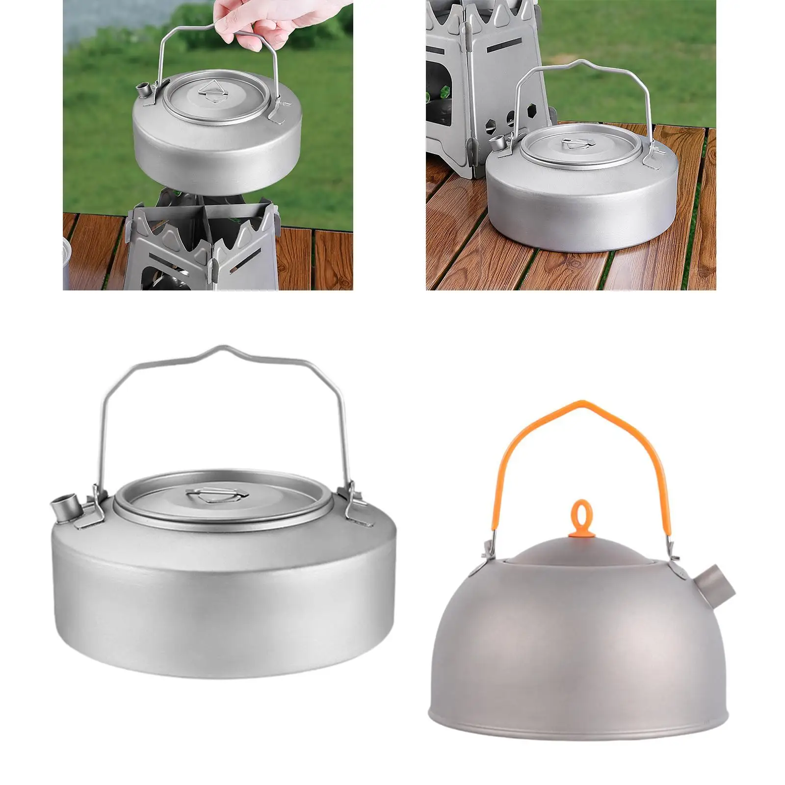 Titanium Kettle Camping Kettle Lightweight Tableware for Boiling Water Water Kettle Coffee Tea Pot for Travel Outdoor Fishing
Titanium Kettle Camping Kettle Lightweight Tableware for Boiling Water Water Kettle Coffee Tea Pot for Travel Outdoor Fishing
