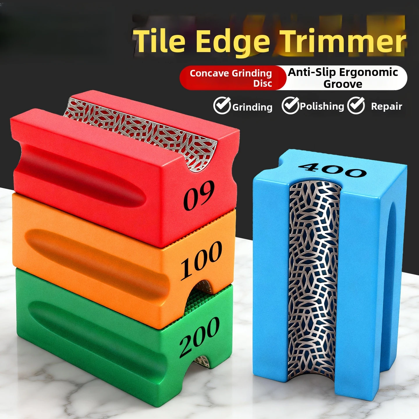 1pc Diamond Hand Polishing Pad Concave Shape Abrasive Hand Pad For Tiles Edge Grinding Marble Glass Stone Polishing
1pc Diamond Hand Polishing Pad Concave Shape Abrasive Hand Pad For Tiles Edge Grinding Marble Glass Stone Polishing