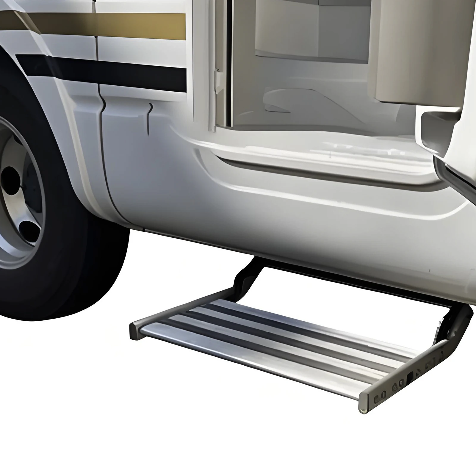 Manual Folding Ladder At The Entrance Of The RV Step By Step Aluminum Alloy RV PedalTelescopic And Anti Slip Accessories
Manual Folding Ladder At The Entrance Of The RV Step By Step Aluminum Alloy RV PedalTelescopic And Anti Slip Accessories