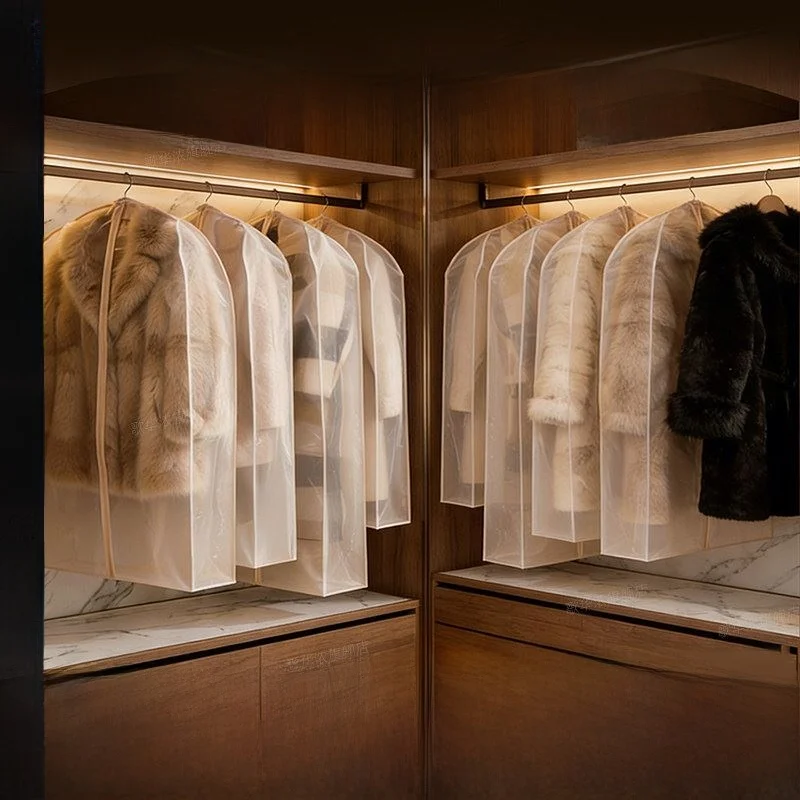 Mink Fur Coat Dustproof Bag Special European Organza Storage Bag Breathable Anti-Oxidation Hanging Dust Cover Coat
Mink Fur Coat Dustproof Bag Special European Organza Storage Bag Breathable Anti-Oxidation Hanging Dust Cover Coat