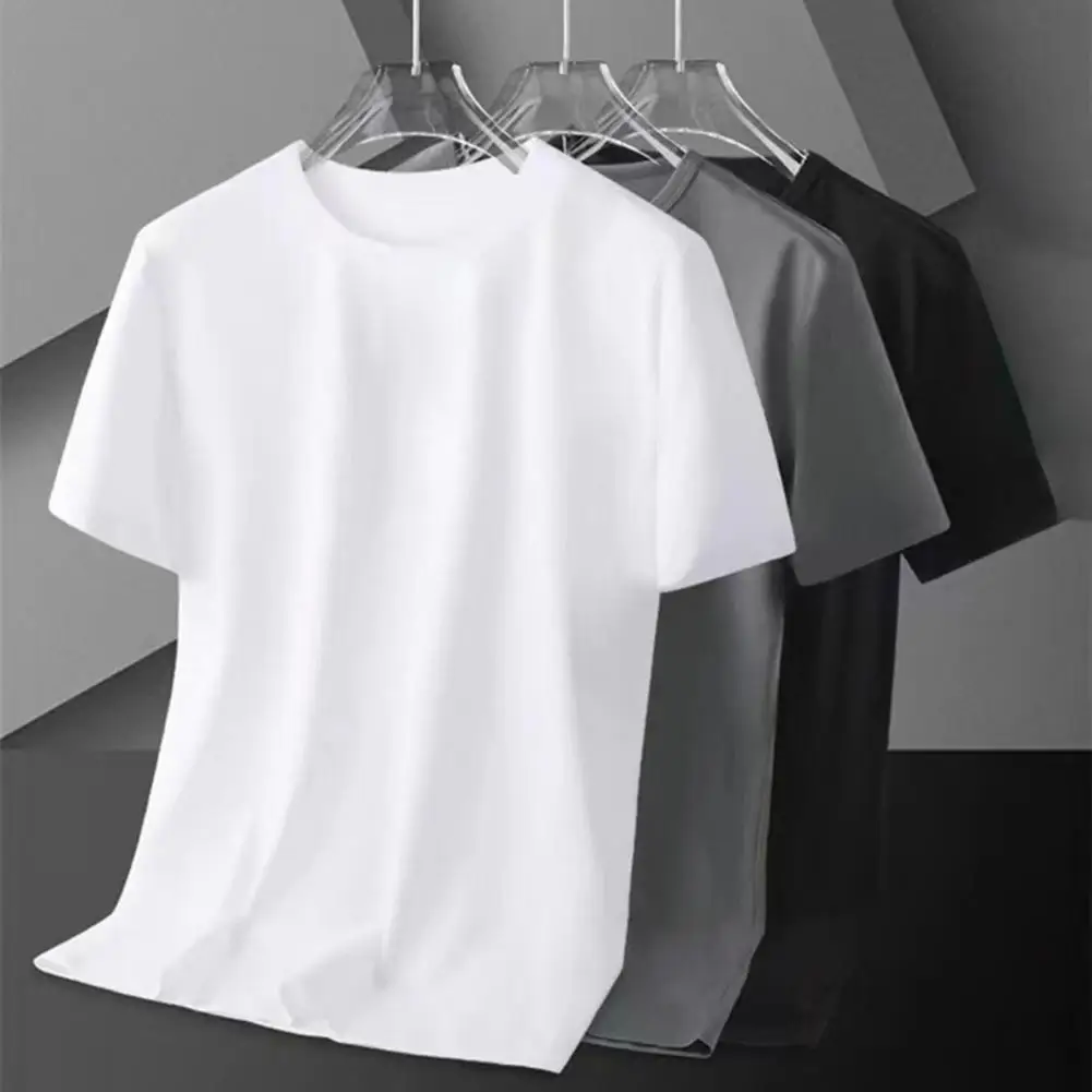 Summer T-shirt Stylish Unisex Summer Loose Short Sleeves Men Tshirt Loose Fit Short Sleeves Casual Sports Mid Length T-shirt
Summer T-shirt Stylish Unisex Summer Loose Short Sleeves Men Tshirt Loose Fit Short Sleeves Casual Sports Mid Length T-shirt
