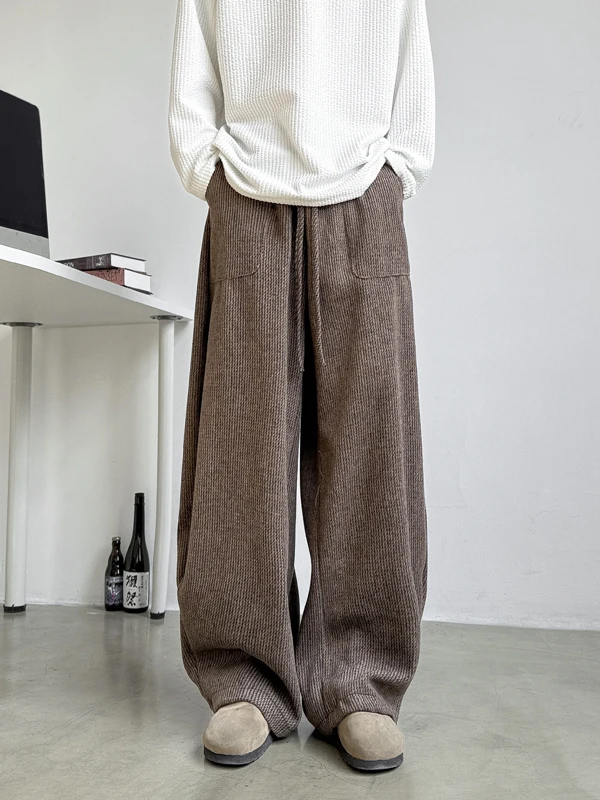 Heavyweight Corduroy Men's Loose Straight Leg Casual Pants American Lazy Sle Wide Leg Trousers Spring Autumn Trendy Clothing
Heavyweight Corduroy Men's Loose Straight Leg Casual Pants American Lazy Sle Wide Leg Trousers Spring Autumn Trendy Clothing