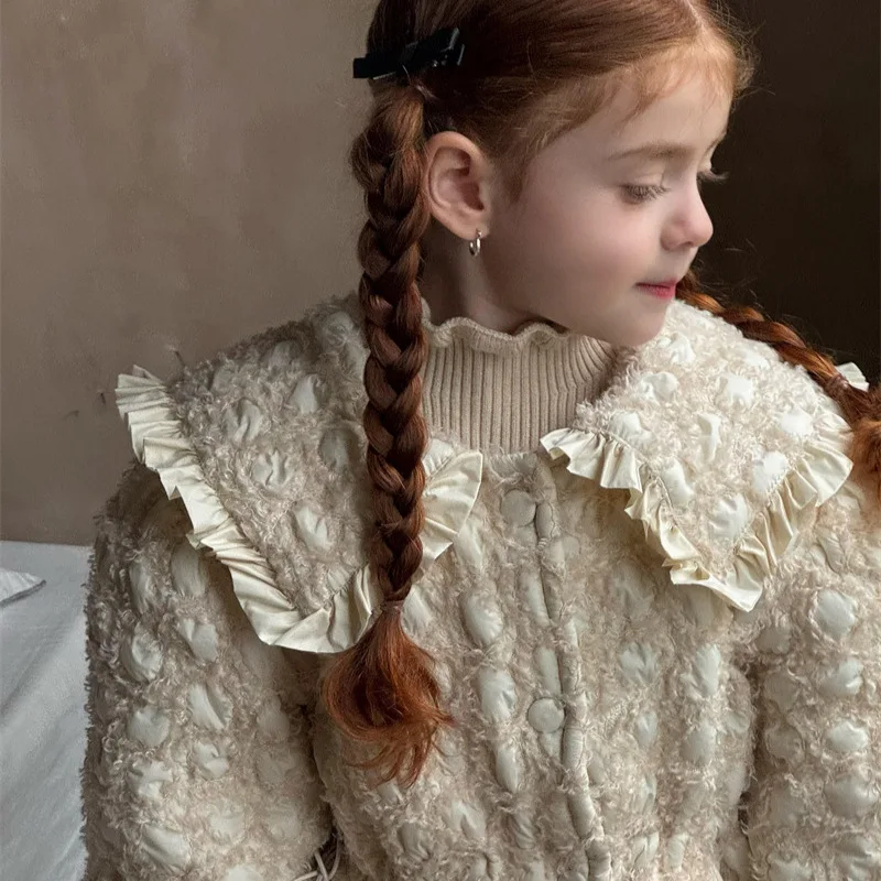 Girls Wool Coat Children 2024 New Autumn Winter Fashion Simple Casual Style All-match Coat European Fashion Style Baby Coat
Girls Wool Coat Children 2024 New Autumn Winter Fashion Simple Casual Style All-match Coat European Fashion Style Baby Coat