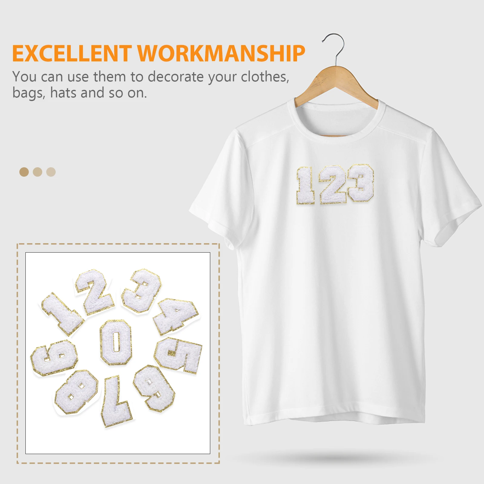 20 Pcs Digital Number Patches Polyester Embroidered Decor Appliques for Clothes Bags Hats Shoes DIY Sew Iron On Patch
20 Pcs Digital Number Patches Polyester Embroidered Decor Appliques for Clothes Bags Hats Shoes DIY Sew Iron On Patch