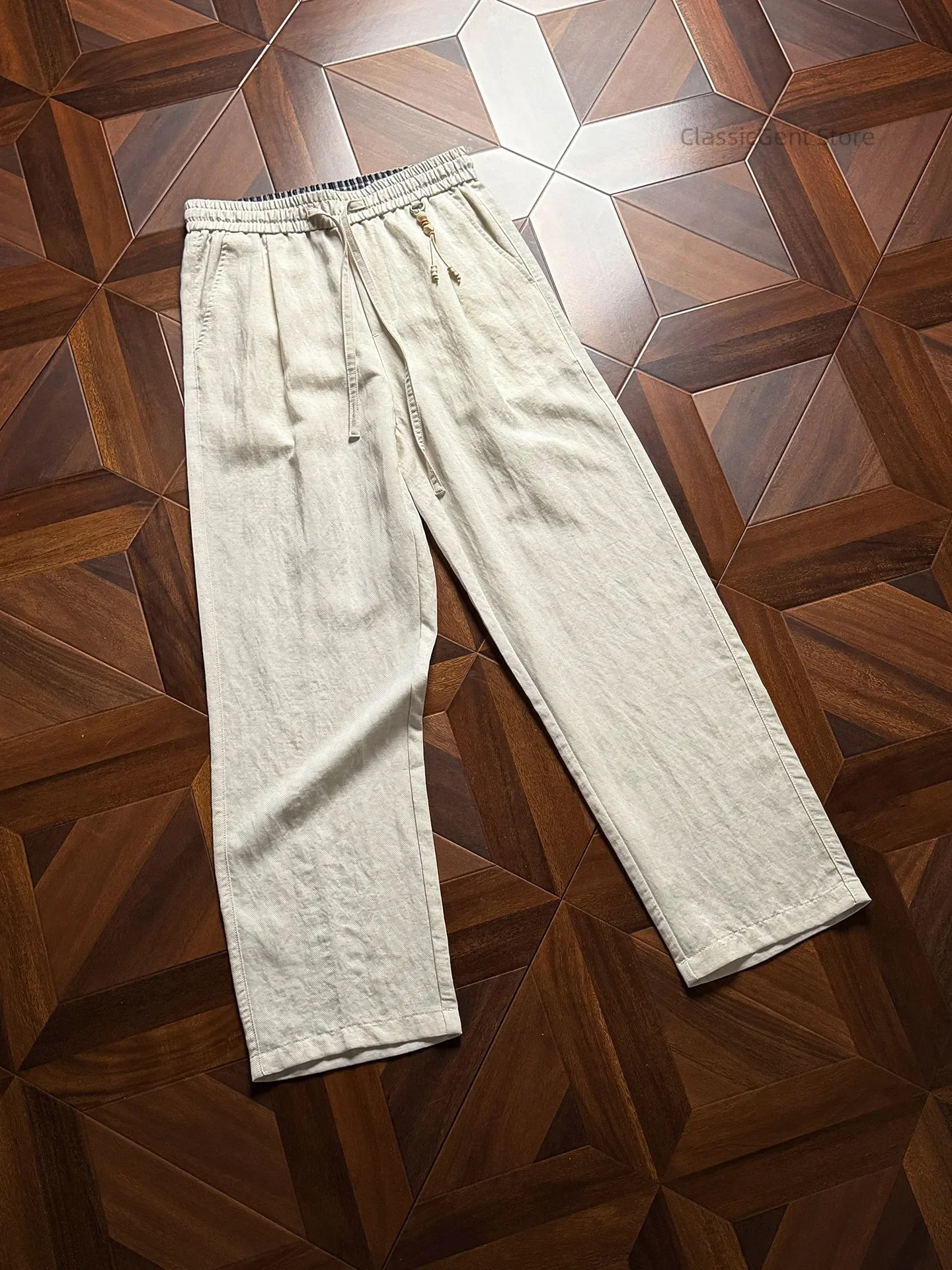 Lyocell linen ice-cool body feeling 6.3OZ light straight casual pants, sedentary and refreshing
Lyocell linen ice-cool body feeling 6.3OZ light straight casual pants, sedentary and refreshing