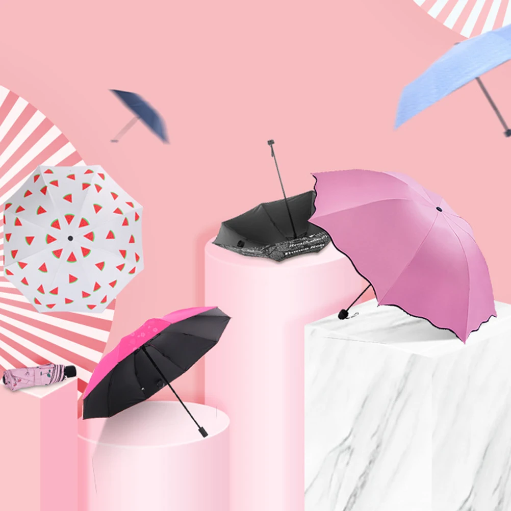 Compact Waterproof Foldable Umbrella Sun Rain Protection Coating Blooming Design Lightweight 8 Ribs Travel Patterned
Compact Waterproof Foldable Umbrella Sun Rain Protection Coating Blooming Design Lightweight 8 Ribs Travel Patterned