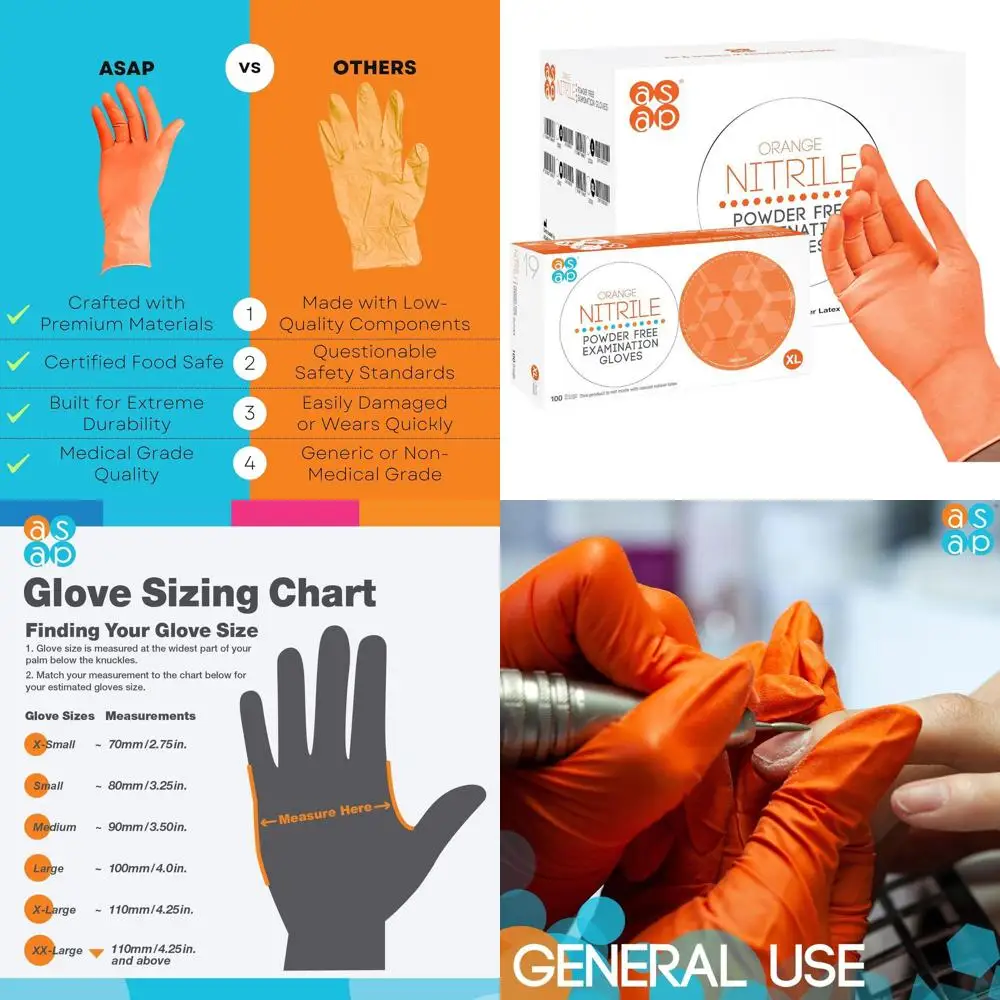 Одноразовые нитриловые перчатки толщиной 4 мил – без пудры, без латекса, идеально подходят для осмотров и общего использования
Одноразовые нитриловые перчатки толщиной 4 мил – без пудры, без латекса, идеально подходят для осмотров и общего использования