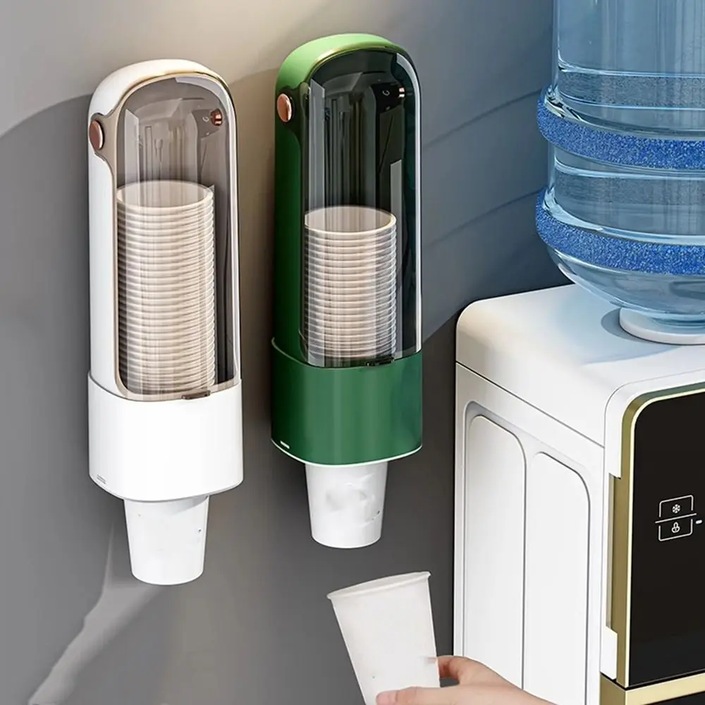 Plastic Disposable Paper Cup Holder Wall Mounted Dustproof Visible Cup Extractor with Flipping Cap Non Perforated
Plastic Disposable Paper Cup Holder Wall Mounted Dustproof Visible Cup Extractor with Flipping Cap Non Perforated