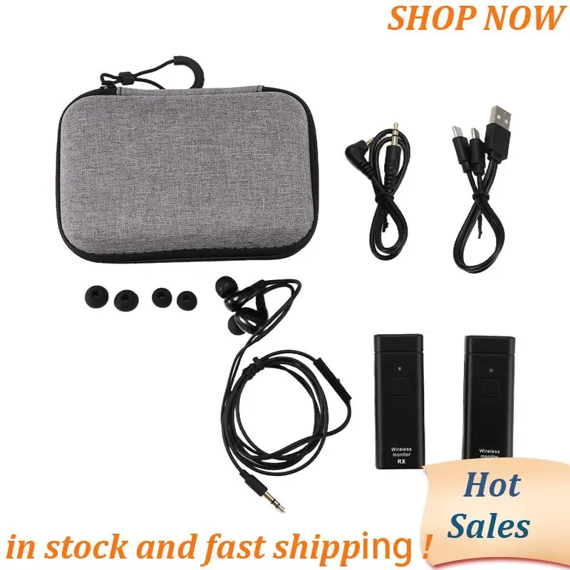 ABVB-Wireless Earphone Monitoring System Professional IEM Stereo Transmitter Receiver With Real-Time Ear Return
ABVB-Wireless Earphone Monitoring System Professional IEM Stereo Transmitter Receiver With Real-Time Ear Return