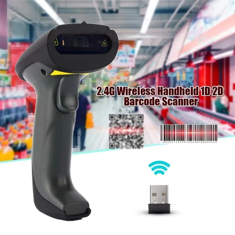 High Quality Handheld Rugged Barcode Reader OEM 1D CCD USB Wired Industrial Qr Bar Code Scanner