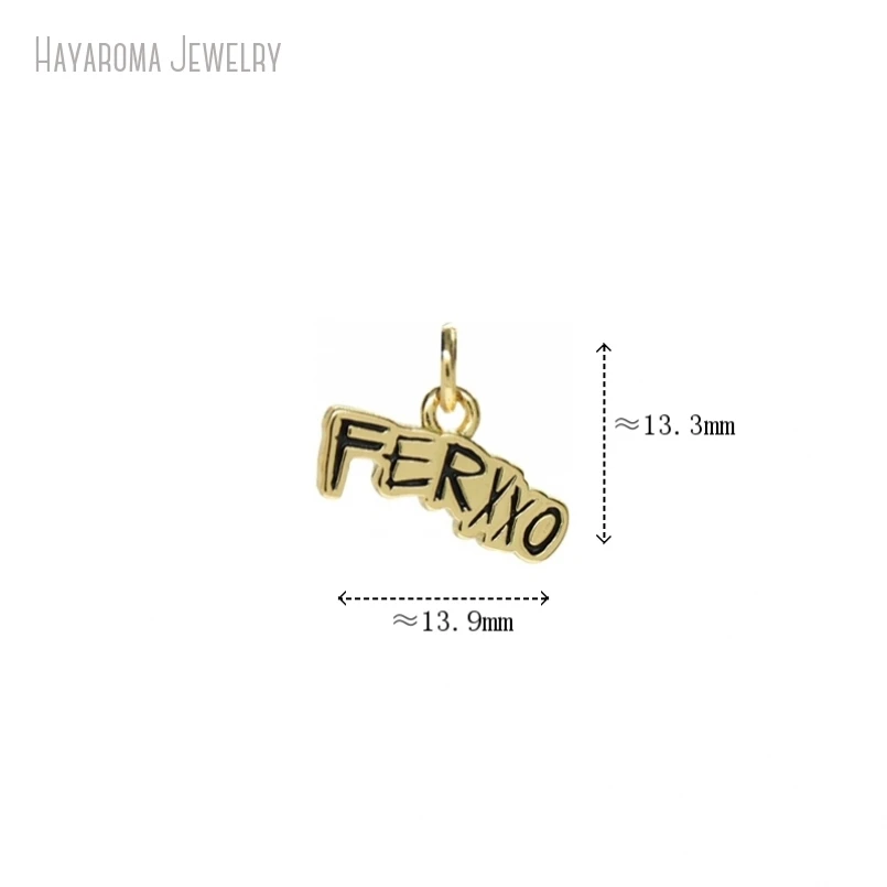 5Pcs Enamel FERXXO Alphabet Letter Metal Wholesale Pendant Jewelry Gold Color Copper Black Charms
5Pcs Enamel FERXXO Alphabet Letter Metal Wholesale Pendant Jewelry Gold Color Copper Black Charms