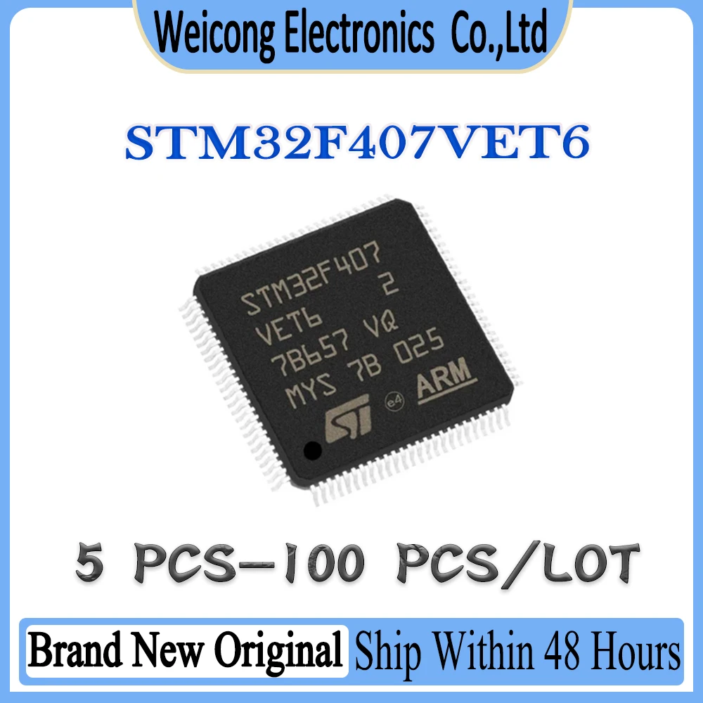 STM32F407VET6 STM32F407VET STM32F407VE STM32F407V STM32F407 STM32F STM32 STM IC MCU Chip LQFP-100
STM32F407VET6 STM32F407VET STM32F407VE STM32F407V STM32F407 STM32F STM32 STM IC MCU Chip LQFP-100