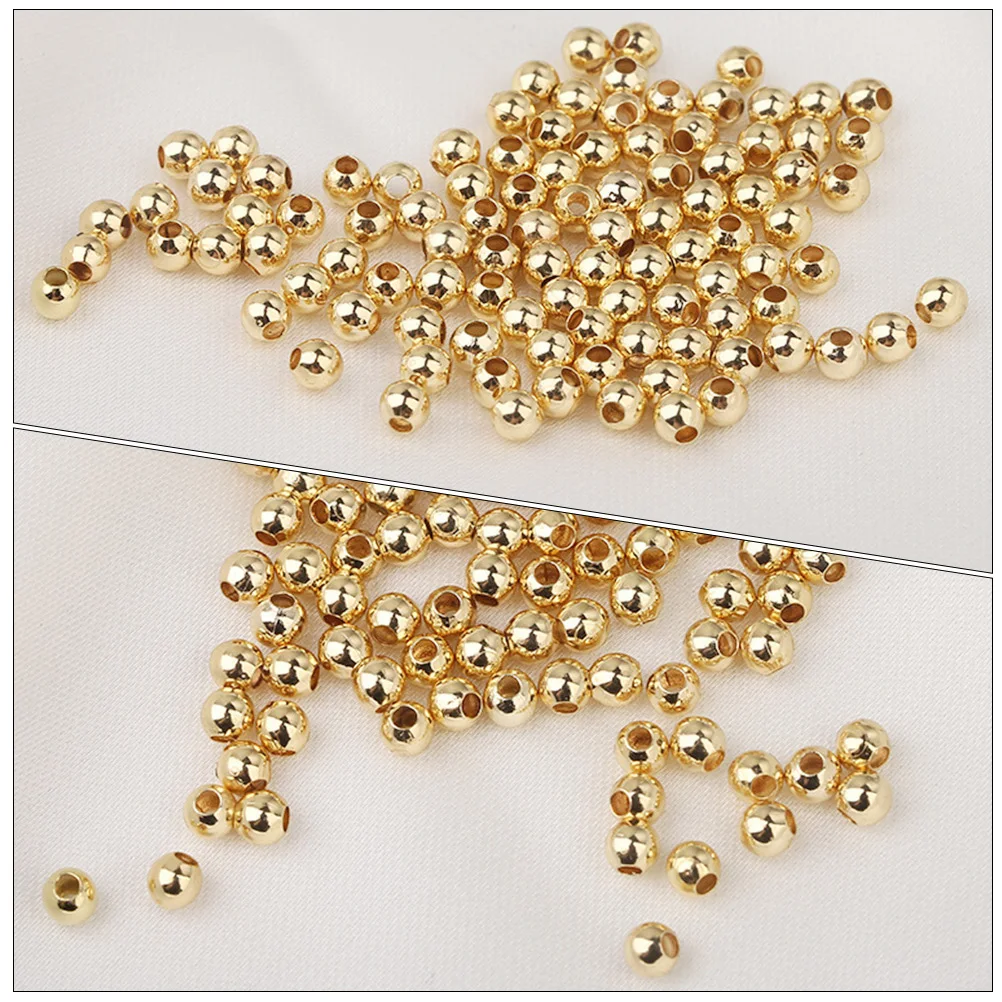 300pcs Gold Round Spacer Beads Copper DIY Jewelry Making Bracelet Materials Bright Color Lightweight Craft Supplies
300pcs Gold Round Spacer Beads Copper DIY Jewelry Making Bracelet Materials Bright Color Lightweight Craft Supplies