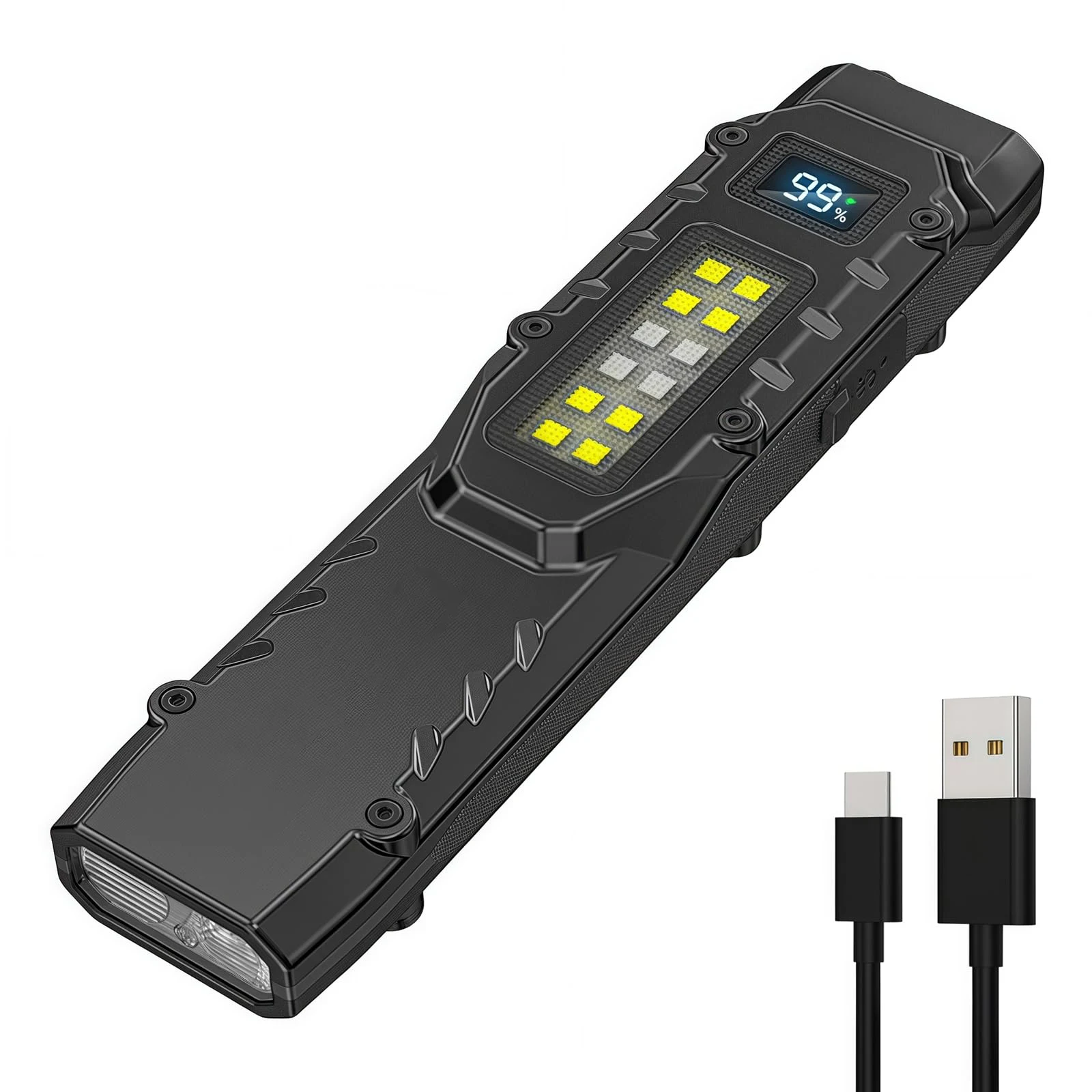 Тактический фонарик EDC DT007, компактный 9-режимный светодиодный фонарик 1500LM, перезаряжаемые фонарики для дома с боковым освещением и зажимом
Тактический фонарик EDC DT007, компактный 9-режимный светодиодный фонарик 1500LM, перезаряжаемые фонарики для дома с боковым освещением и зажимом