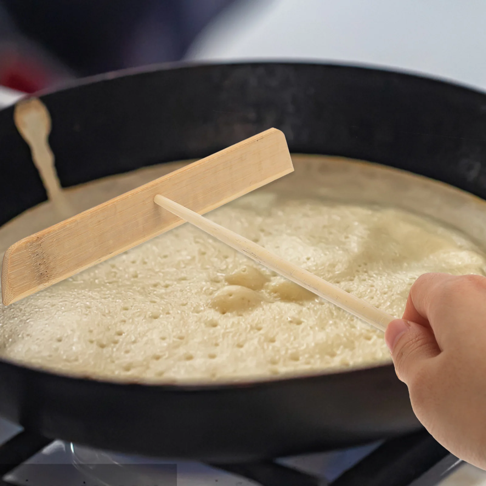 1 set Crepe Making Tool Pancake Oil Brush Set Stainless Steel Bamboo Spreader Kitchen Accessories Portable Kits
1 set Crepe Making Tool Pancake Oil Brush Set Stainless Steel Bamboo Spreader Kitchen Accessories Portable Kits