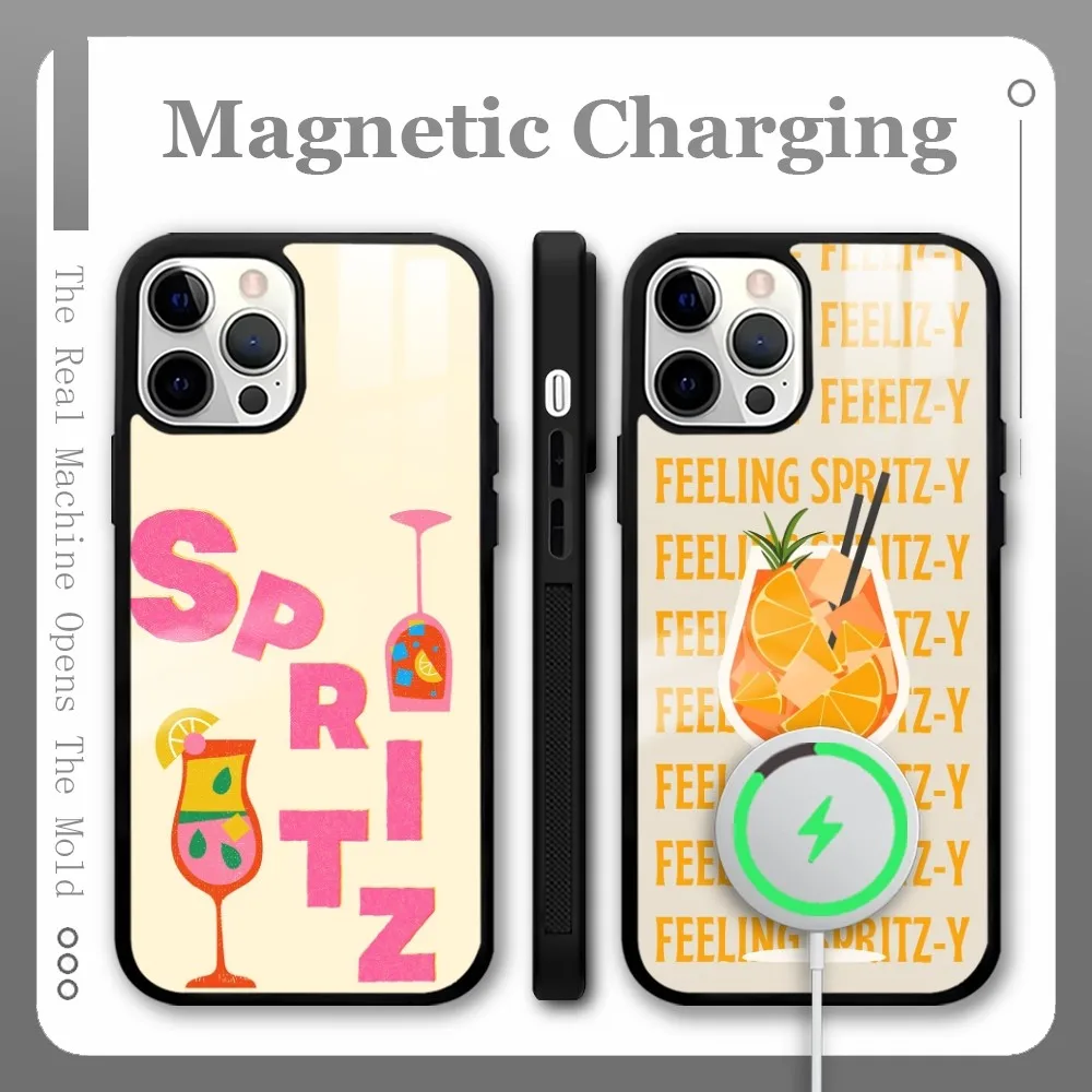 Aperol Spritz Art Phone Case For iPhone 16 15 14 13 12 11 Pro Max Plus Mini Magnetic Magsafe Wireless Charging Cover Coque
Aperol Spritz Art Phone Case For iPhone 16 15 14 13 12 11 Pro Max Plus Mini Magnetic Magsafe Wireless Charging Cover Coque