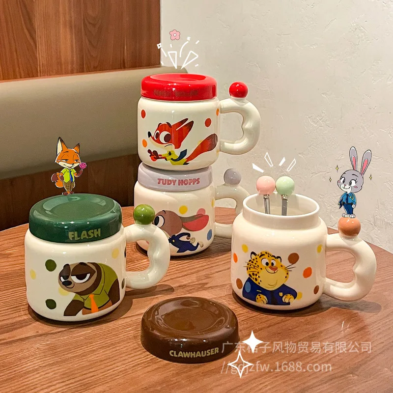 Керамическая кружка с героями мультфильма «Зоотопия» (Джуди Хоппс), с крышкой, милая бутылка для воды, молока, кофе, подарок на день рождения для дома
Керамическая кружка с героями мультфильма «Зоотопия» (Джуди Хоппс), с крышкой, милая бутылка для воды, молока, кофе, подарок на день рождения для дома