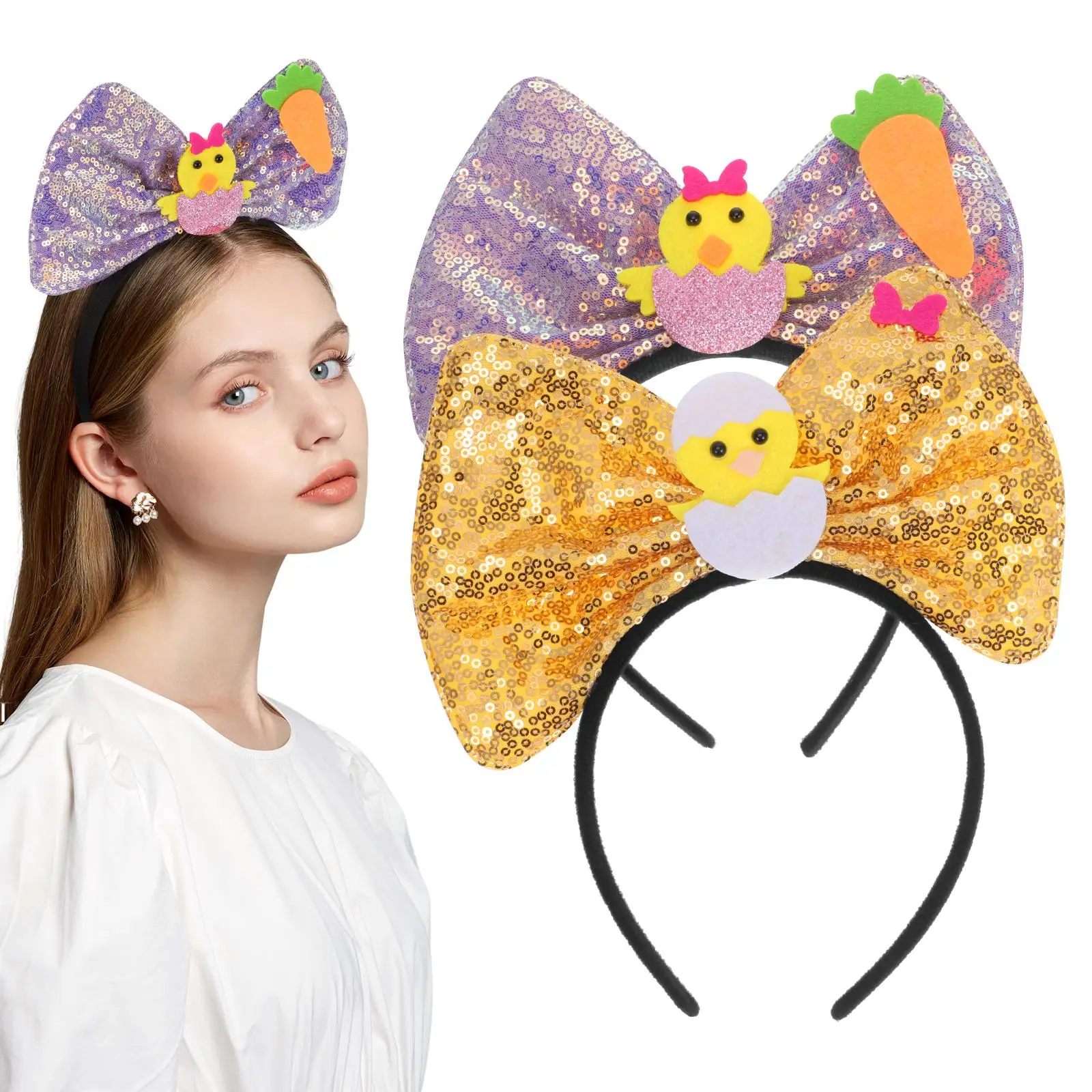2 Pcs Head Bands for Girls Hair Easter Headdress Headbands Egg Headgear Rabbit Ears Costume Plastic Eggs
2 Pcs Head Bands for Girls Hair Easter Headdress Headbands Egg Headgear Rabbit Ears Costume Plastic Eggs