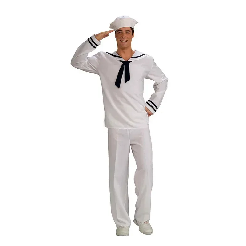 Halloween Blue White Adult Sailor Cosplay Costume Performance Clothes Halloween Christmas Carnival Party Dress Up Sailor Clothes
Halloween Blue White Adult Sailor Cosplay Costume Performance Clothes Halloween Christmas Carnival Party Dress Up Sailor Clothes