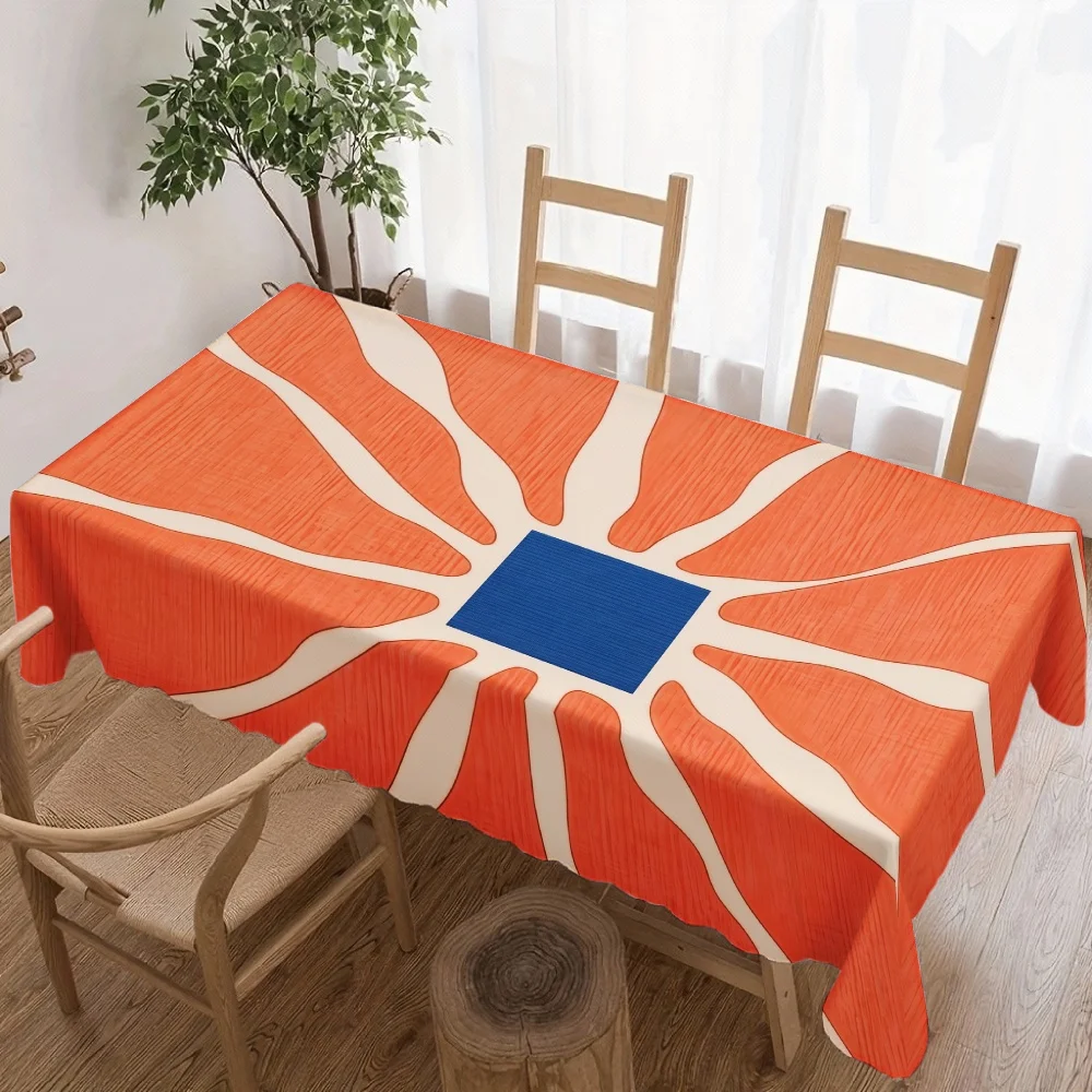 Abstract Sunburst Rectangle Table Cloth for Table Decor Kitchen Dining Waterproof Reusable Tablecloth for Tables Indoor Outdoor
Abstract Sunburst Rectangle Table Cloth for Table Decor Kitchen Dining Waterproof Reusable Tablecloth for Tables Indoor Outdoor