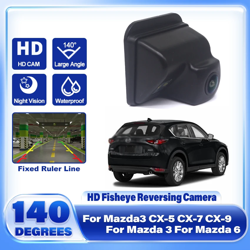 140° HD Fisheye 1080P Car Rear View Camera For Mazda3 CX-5 CX-7 CX-9 For Mazda 3 For Mazda 6 Night Vision Reverse Reversing CCD
140° HD Fisheye 1080P Car Rear View Camera For Mazda3 CX-5 CX-7 CX-9 For Mazda 3 For Mazda 6 Night Vision Reverse Reversing CCD