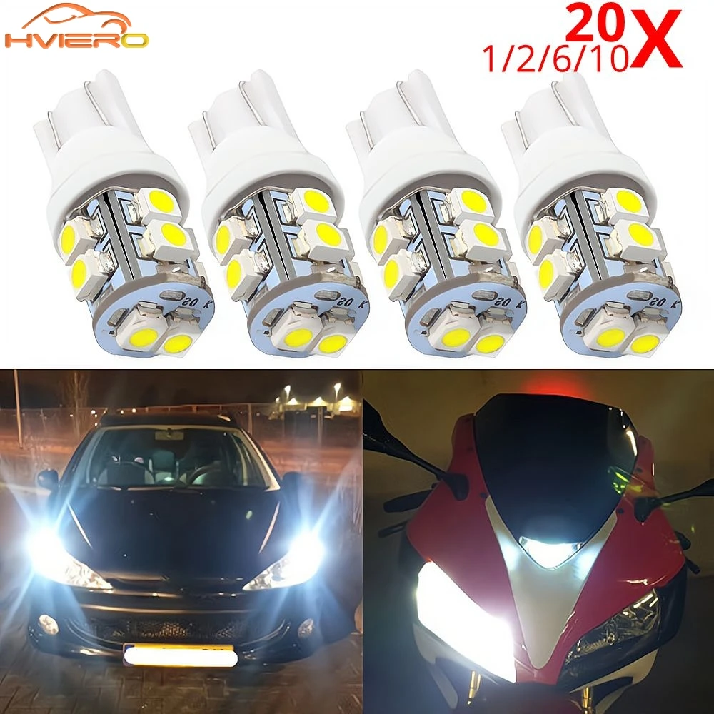 1/2/6/10/20Pcs Ultra Bright Dome Interior Reading Lamp T10 Car Led Turn Signal License Plate Light 194 W5W 10led Wedge Side Bulb
1/2/6/10/20Pcs Ultra Bright Dome Interior Reading Lamp T10 Car Led Turn Signal License Plate Light 194 W5W 10led Wedge Side Bulb