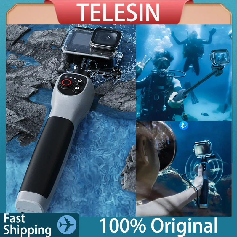 Оригинальная подводная палка для селфи TELESIN для Gopro Hero 8 9 10 11 12 13, водонепроницаемый выдвижной штатив для дайвинга для спортивной камеры
Оригинальная подводная палка для селфи TELESIN для Gopro Hero 8 9 10 11 12 13, водонепроницаемый выдвижной штатив для дайвинга для спортивной камеры