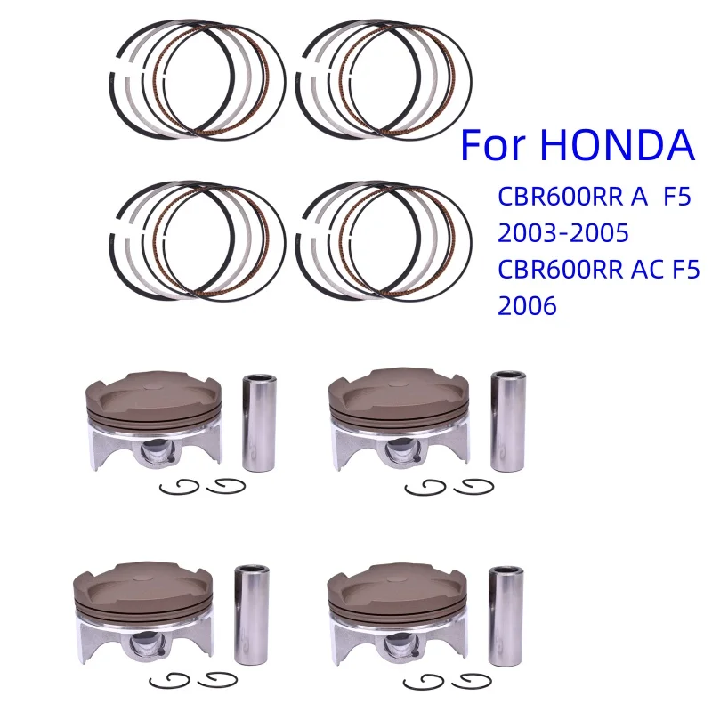 Motor Piston and Piston Rings Kit For Honda CBR600 RR A F5 2003 2004 2005 CBR600RR AC F5 2006 13101MEE000/D10
Motor Piston and Piston Rings Kit For Honda CBR600 RR A F5 2003 2004 2005 CBR600RR AC F5 2006 13101MEE000/D10