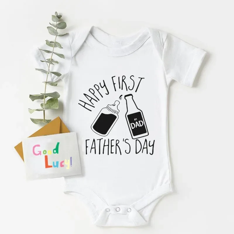 Baby Bodysuit Happy First Father's Day Print Newborn Baby Boy Long Sleeve Clothes Fashion Casual Best Gifts
Baby Bodysuit Happy First Father's Day Print Newborn Baby Boy Long Sleeve Clothes Fashion Casual Best Gifts