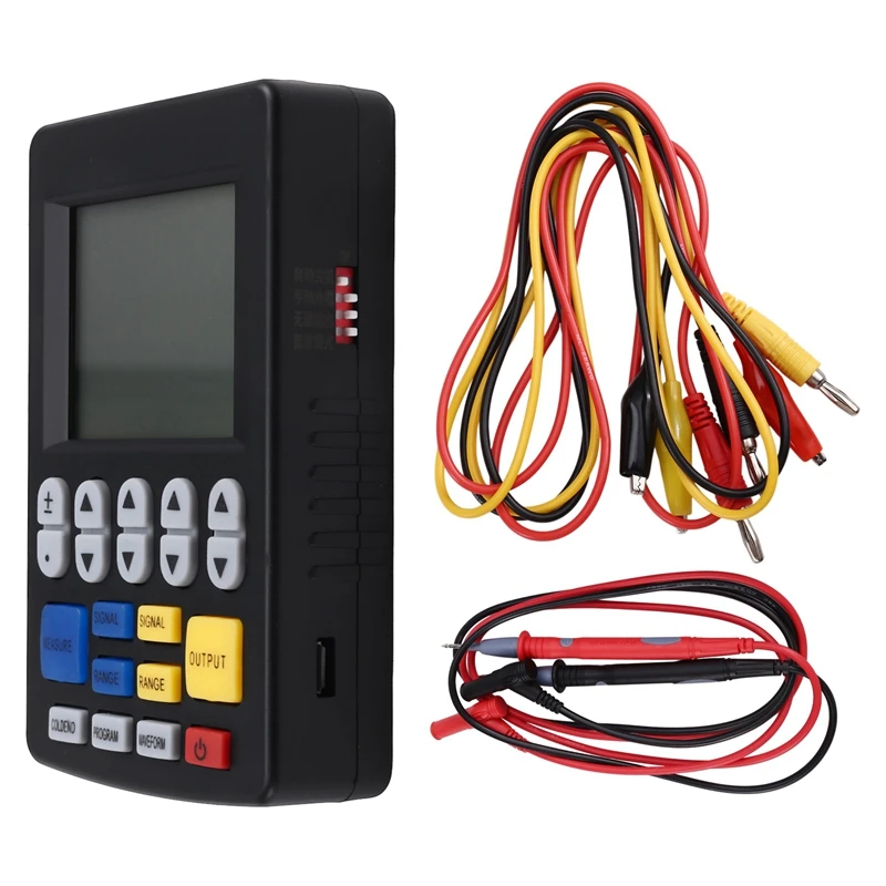 Multifunction Signal Generator 4-20Ma Current Voltage Temperature RTD Thermocouple Signal Source Handheld Calibrator
Multifunction Signal Generator 4-20Ma Current Voltage Temperature RTD Thermocouple Signal Source Handheld Calibrator